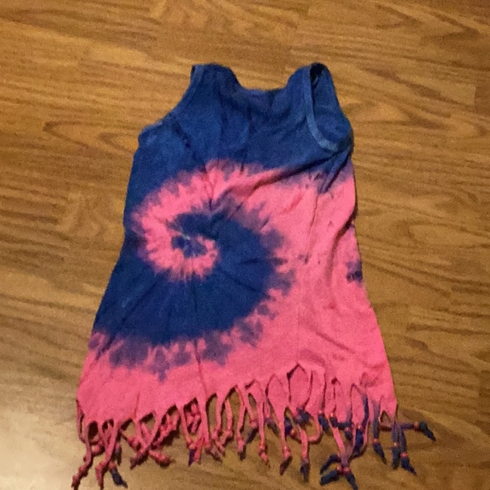 Tye die tang top